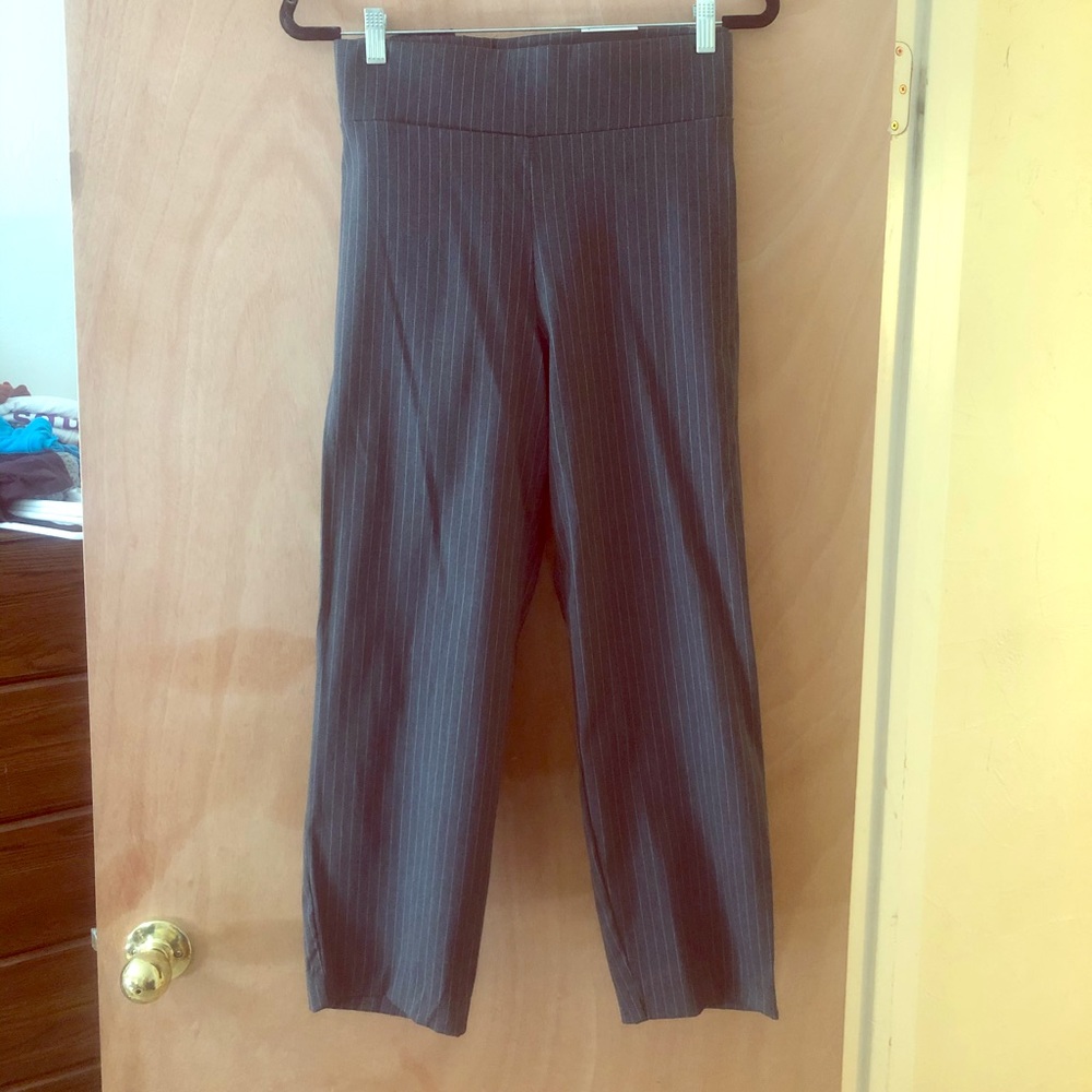 Grey Pinstripe Pixie